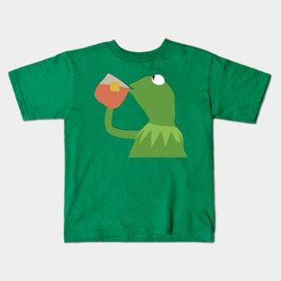 Kermit Tea Drawing Kids T-Shirt